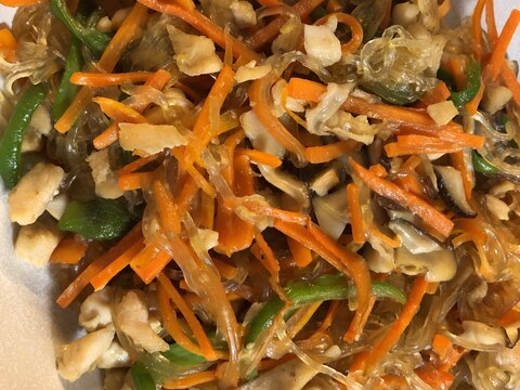 春雨で簡単チャプチェ!